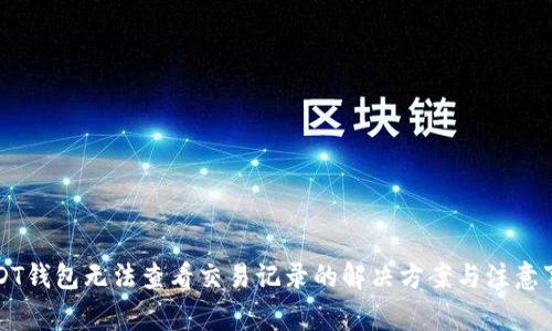 USDT钱包无法查看交易记录的解决方案与注意事项
